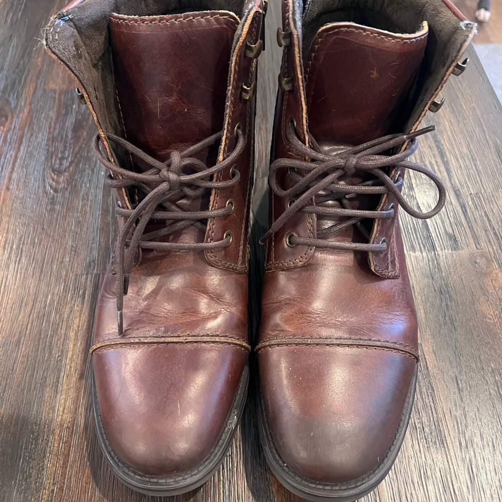 Men's Brown Leather Boots